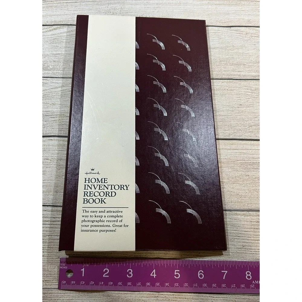 Vintage Retro Hallmark Home Inventory Record Book NOS Y2K MCM 12